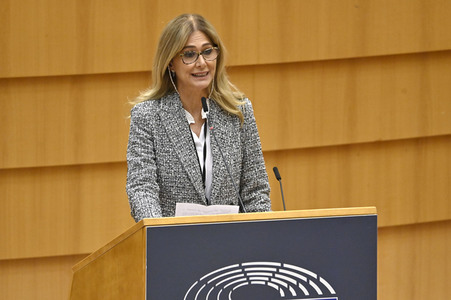 Plenarsitzung zu den Ergebnissen des EU-Gipfels im Europäischen Parlament in Brüssel