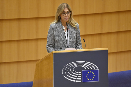 Plenarsitzung zu den Ergebnissen des EU-Gipfels im Europäischen Parlament in Brüssel