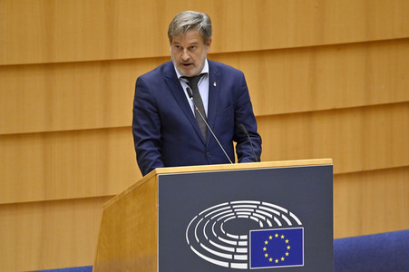 Plenarsitzung zu den Ergebnissen des EU-Gipfels im Europäischen Parlament in Brüssel