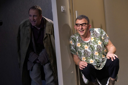 Theaterprobe 'Das Abschiedsdinner' in Berlin