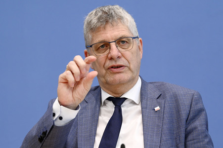 Bundespressekonferenz Bereinigungssitzung des Haushaltsausschusses in Berlin