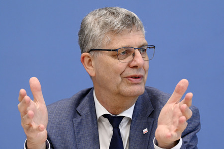 Bundespressekonferenz Bereinigungssitzung des Haushaltsausschusses in Berlin
