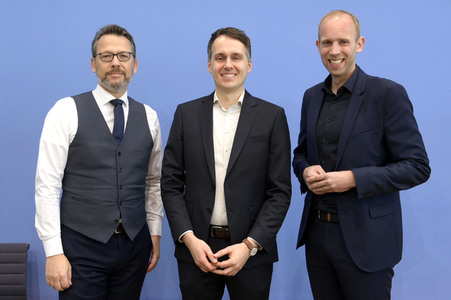 Bundespressekonferenz Bereinigungssitzung des Haushaltsausschusses in Berlin