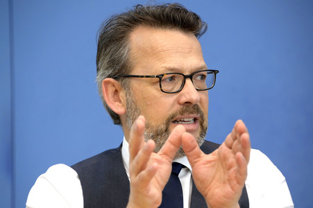 Bundespressekonferenz Bereinigungssitzung des Haushaltsausschusses in Berlin