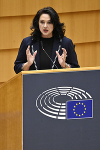 Plenartagung zu Rassismus in der EU im EU-Parlament in Brüssel