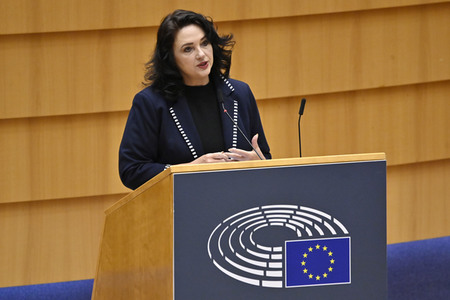 Plenartagung zu Rassismus in der EU im EU-Parlament in Brüssel