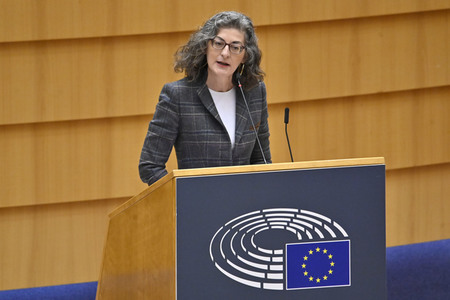 Plenartagung zu Rassismus in der EU im EU-Parlament in Brüssel