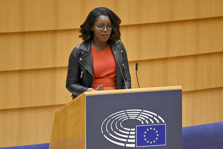 Plenartagung zu Rassismus in der EU im EU-Parlament in Brüssel