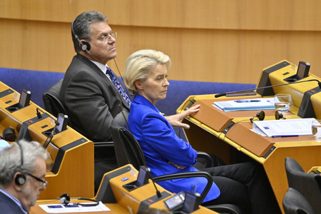 Plenarsitzung zu den Ergebnissen des EU-Gipfels im Europäischen Parlament in Brüssel