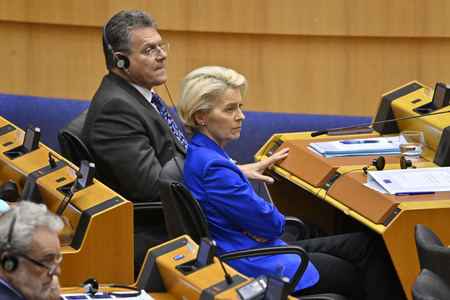 Plenarsitzung zu den Ergebnissen des EU-Gipfels im Europäischen Parlament in Brüssel
