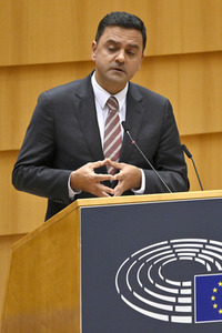 Plenartagung zu den Protesten im Iran im EU-Parlament in Brüssel
