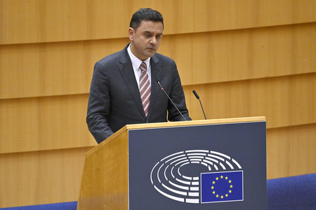 Plenartagung zu den Protesten im Iran im EU-Parlament in Brüssel