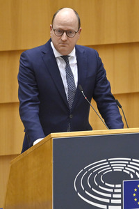 Plenartagung zu den Protesten im Iran im EU-Parlament in Brüssel
