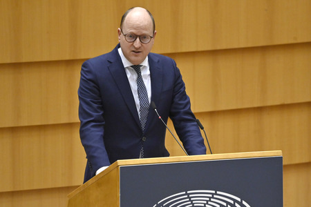Plenartagung zu den Protesten im Iran im EU-Parlament in Brüssel