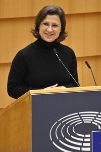 Plenartagung zu den Protesten im Iran im EU-Parlament in Brüssel