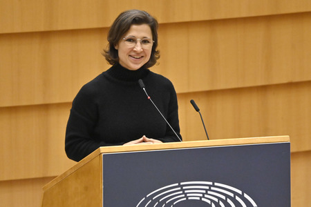 Plenartagung zu den Protesten im Iran im EU-Parlament in Brüssel