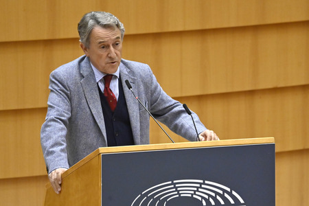 Plenartagung zu den Protesten im Iran im EU-Parlament in Brüssel