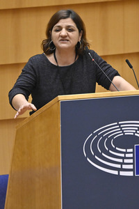 Plenartagung zu den Protesten im Iran im EU-Parlament in Brüssel