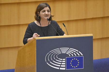 Plenartagung zu den Protesten im Iran im EU-Parlament in Brüssel