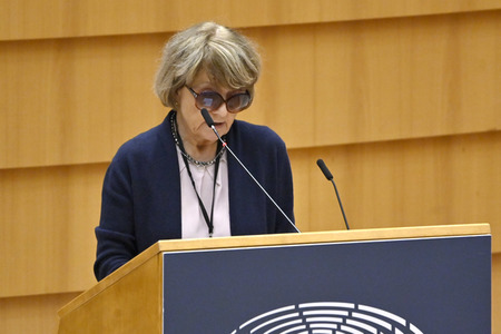 Plenartagung zum Ergebnis der Modernisierung des Vertrags über die Energiecharta im EU-Parlament in Brüssel