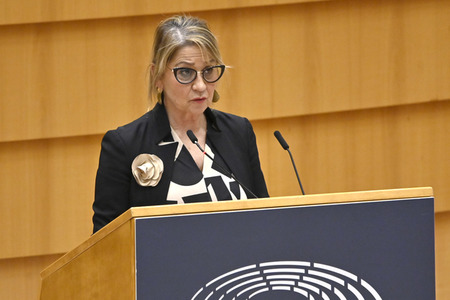 Plenartagung zum Ergebnis der Modernisierung des Vertrags über die Energiecharta im EU-Parlament in Brüssel