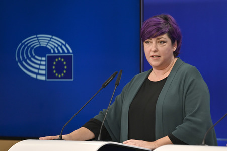 Pressekonferenz zum REPowerEU-Kapitel im EU-Parlament in Brüssel
