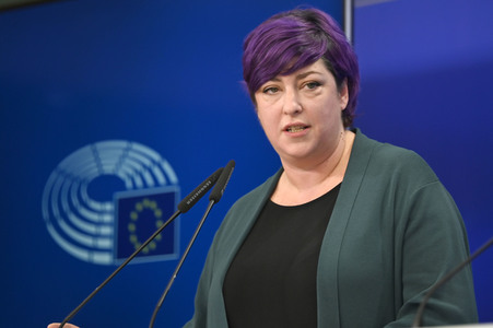 Pressekonferenz zum REPowerEU-Kapitel im EU-Parlament in Brüssel
