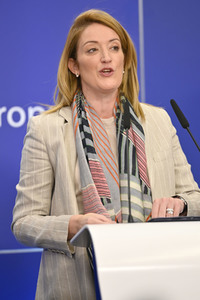 Pressekonferenz zum REPowerEU-Kapitel im EU-Parlament in Brüssel