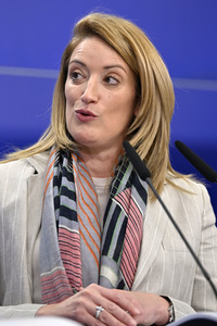 Pressekonferenz zum REPowerEU-Kapitel im EU-Parlament in Brüssel