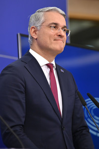 Pressekonferenz zum REPowerEU-Kapitel im EU-Parlament in Brüssel