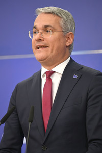 Pressekonferenz zum REPowerEU-Kapitel im EU-Parlament in Brüssel