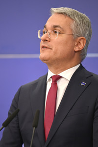 Pressekonferenz zum REPowerEU-Kapitel im EU-Parlament in Brüssel