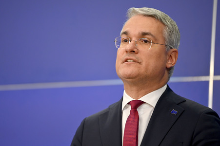 Pressekonferenz zum REPowerEU-Kapitel im EU-Parlament in Brüssel