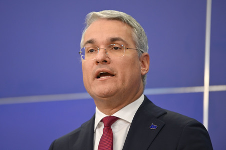 Pressekonferenz zum REPowerEU-Kapitel im EU-Parlament in Brüssel