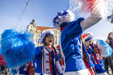 Karnevalsumzug in Erfurt