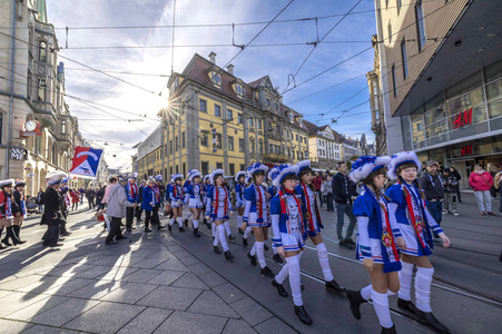 Karnevalsumzug in Erfurt