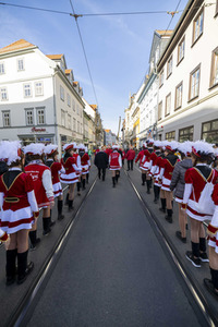 Karnevalsumzug in Erfurt
