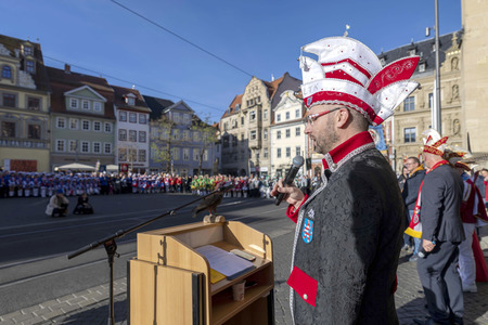 Karnevalsumzug in Erfurt