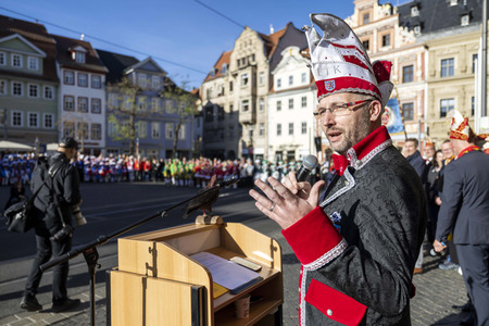 Karnevalsumzug in Erfurt