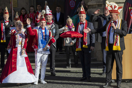 Karnevalsumzug in Erfurt