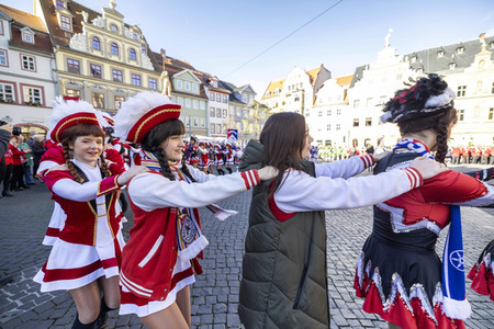 Karnevalsumzug in Erfurt