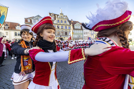 Karnevalsumzug in Erfurt