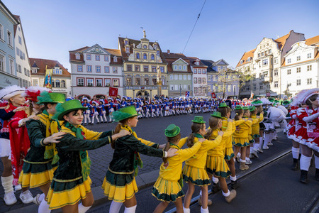 Karnevalsumzug in Erfurt