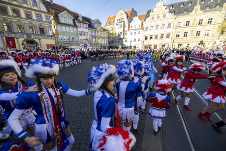 Karnevalsumzug in Erfurt