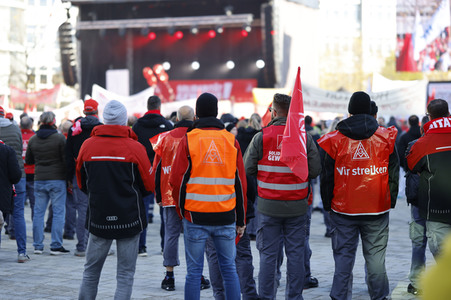Warnstreik der IG Metall in Ingolstadt