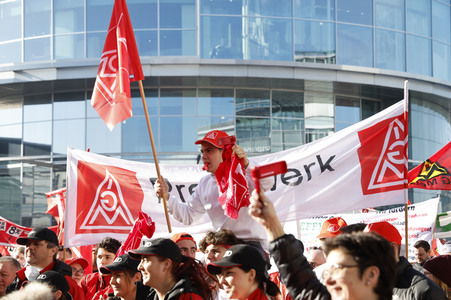 Warnstreik der IG Metall in Ingolstadt