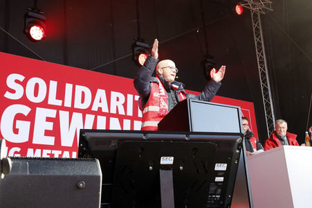 Warnstreik der IG Metall in Ingolstadt