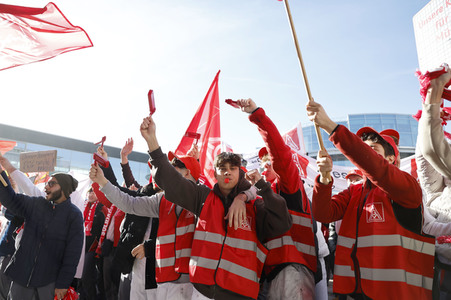Warnstreik der IG Metall in Ingolstadt