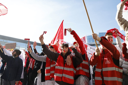 Warnstreik der IG Metall in Ingolstadt