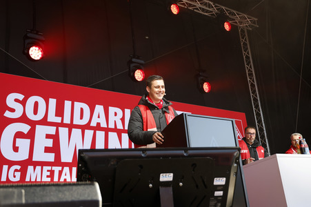 Warnstreik der IG Metall in Ingolstadt